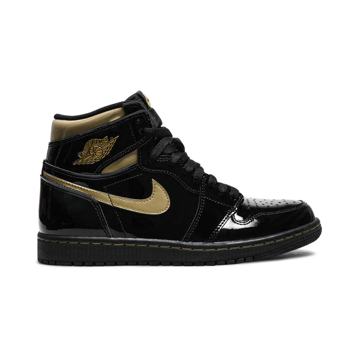 Air Jordan 1 Retro High OG 'Black Metallic Gold'(555088-032)