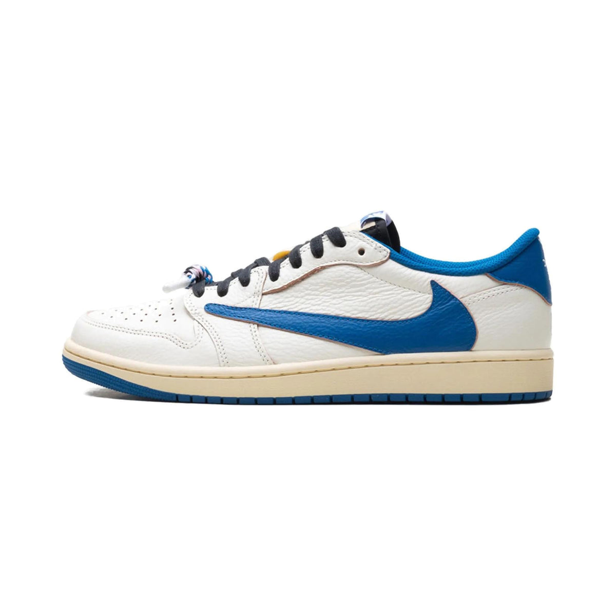 Fragment Design x Travis Scott x Air Jordan 1 Retro Low OG SP 'Sail Military Blue'(DM7866-104)
