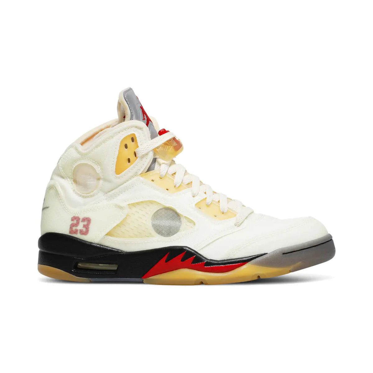Off-White x Air Jordan 5 'Sail'(DH8565-100)