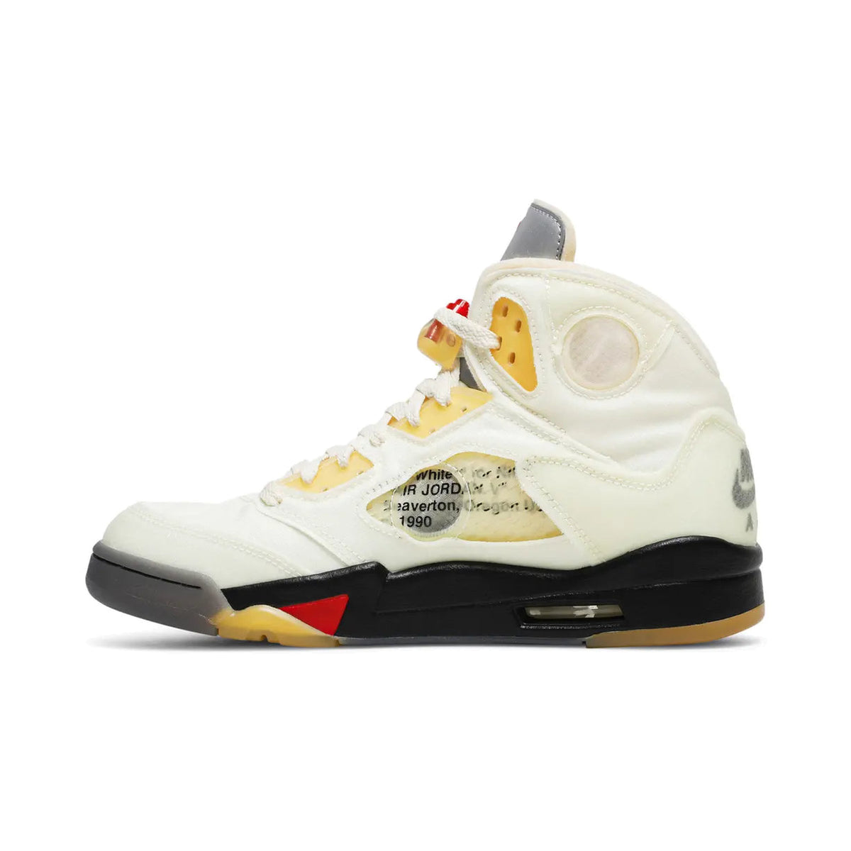 Off-White x Air Jordan 5 'Sail'(DH8565-100)