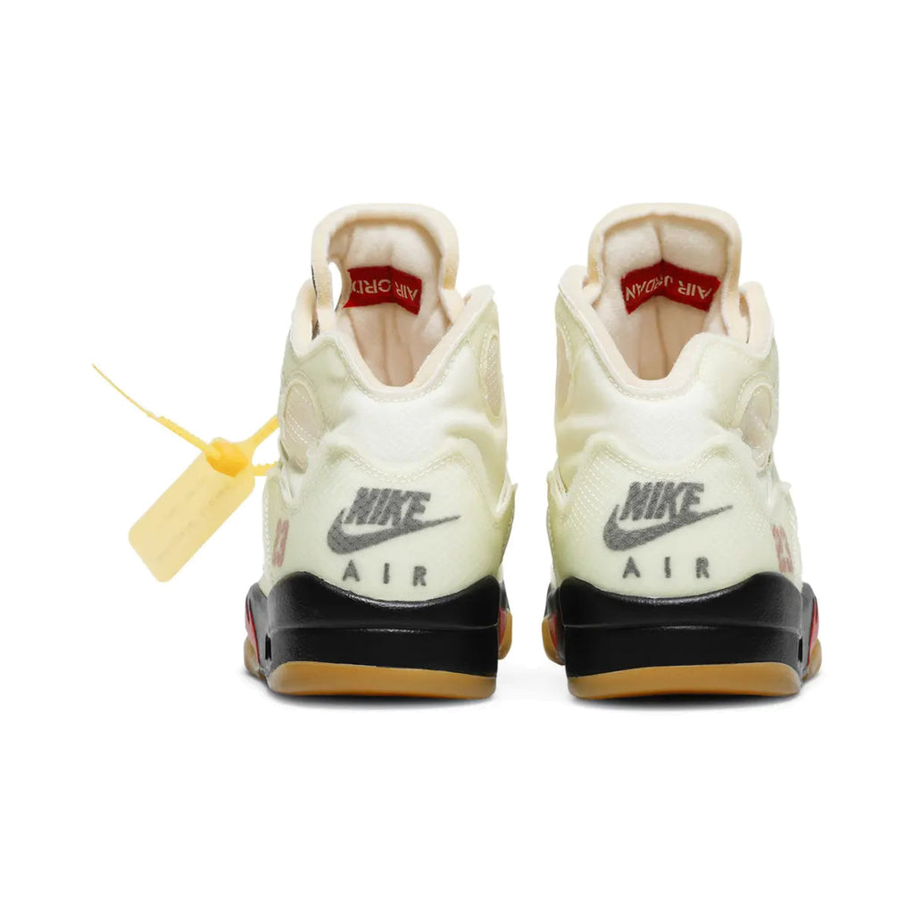 Off-White x Air Jordan 5 'Sail'(DH8565-100)